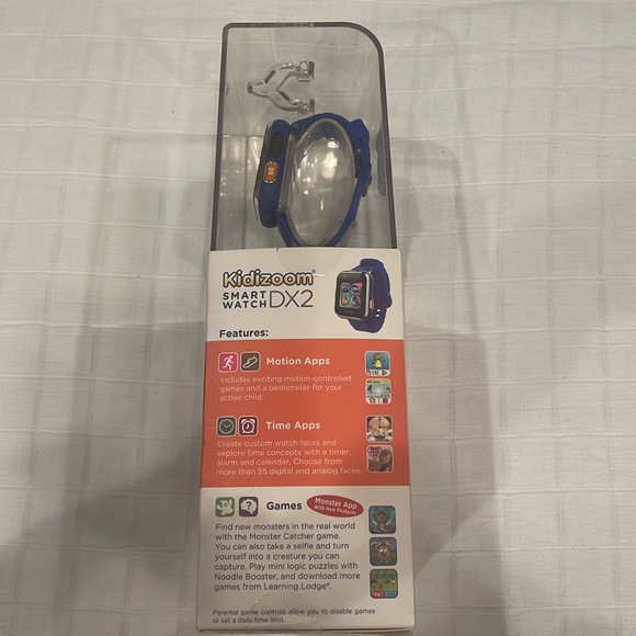 new VTECH kidizoom smart watch DX2 blue dual cameras the smartest watch for kids - Picture 3 of 11